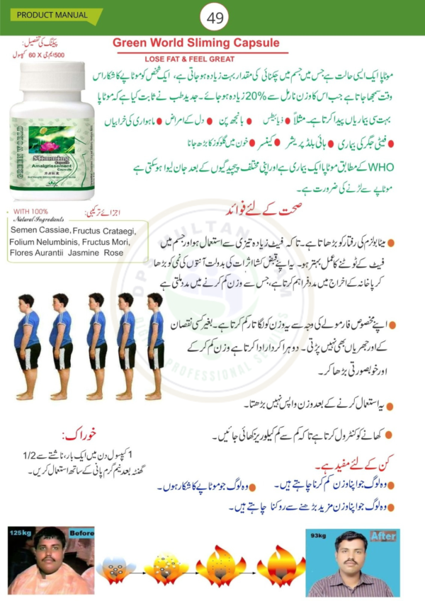 Green World Sliming Capsule | Sliming capsule | Green World
