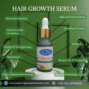 Hair Growth Serum: Organic Hair Serum for Luxurious Hair Treatment” 30ml