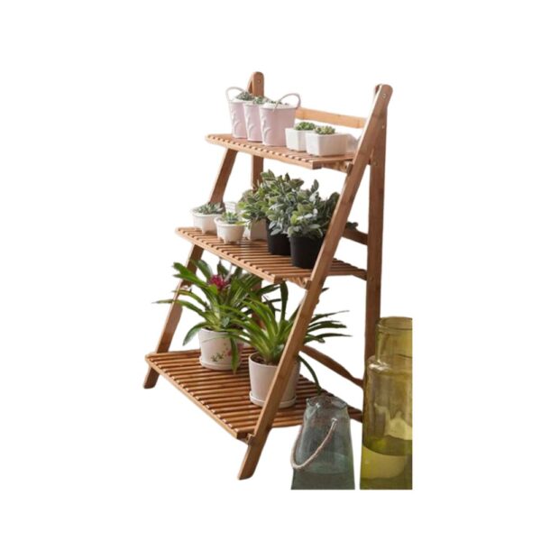 3 Tier Wooden Decor Ladder - Image 2