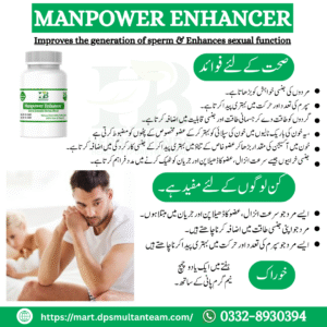 Manpower Enhancer Supplement – Boost Strength, Stamina & Vitality Naturally