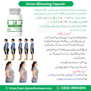 Green Slimming Capsule – Natural Weight Loss & Fat Burner