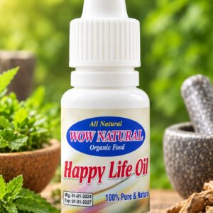WOW Natural Happy Life Oil Pure Herbal Blend For Male Vitality