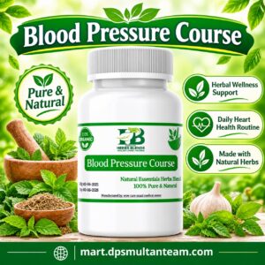 Blood Pressure Course Herbal Supplement for Vascular and Heart Health