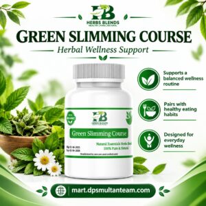 Green Slimming Course Herbal Supplement for Healthy Weight Management Support