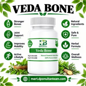 Veda Bone Herbal Calcium Supplement for Strong Bones and Mobility