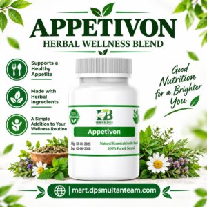 Appetivon Natural Appetite Support Herbal Supplement for Physical Vitality